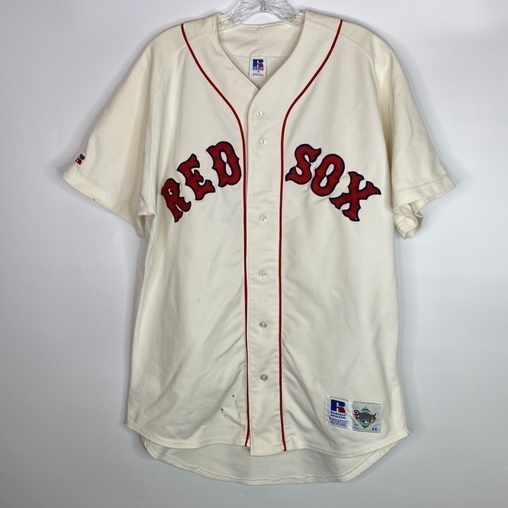 Vintage Russell Athletic Boston Red Sox Trot Nixon #7 Jersey Size 44 USA